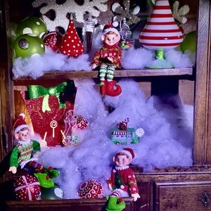 Elf Theme Holiday Decor